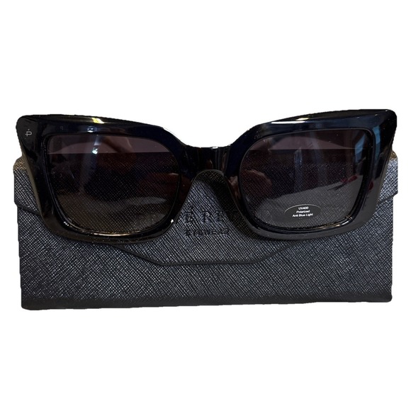 Prive Revaux Buena Vista Square Shape Polarized Sunglasses Black - Picture 6 of 8